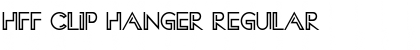 Download HFF Clip Hanger Font Download HFF Clip Hanger Font