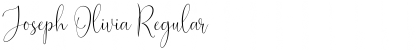 Download Joseph Olivia Font Download Joseph Olivia Font