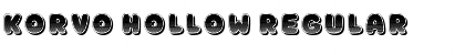 Download Korvo Hollow Font Download Korvo Hollow Font