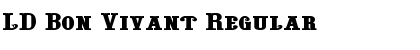 Download LD Bon Vivant Font Download LD Bon Vivant Font