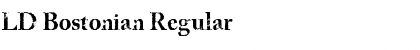 Download LD Bostonian Font Download LD Bostonian Font