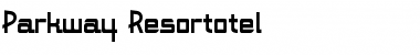 Download Parkway Resortotel Font Download Parkway Resortotel Font