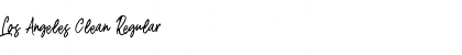 Download Los Angeles Clean Font Download Los Angeles Clean Font