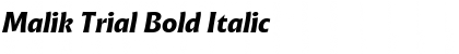 Download Malik Trial Font Download Malik Trial Font