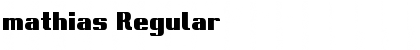 Download mathias Font Download mathias Font