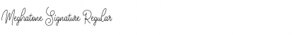 Download Meghatone Signature Font Download Meghatone Signature Font