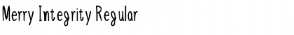 Download Merry Integrity Font Download Merry Integrity Font