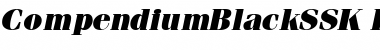 Download CompendiumBlackSSK Font Download CompendiumBlackSSK Font