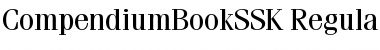 Download CompendiumBookSSK Font Download CompendiumBookSSK Font