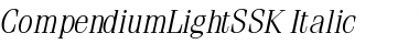 Download CompendiumLightSSK Font Download CompendiumLightSSK Font