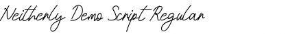 Download Neitherly Demo Script Font Download Neitherly Demo Script Font