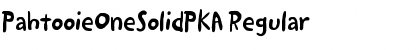 Download PahtooieOneSolidPKA Font Download PahtooieOneSolidPKA Font