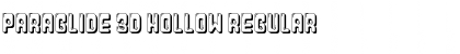 Download Paraglide 3D Hollow Font Download Paraglide 3D Hollow Font