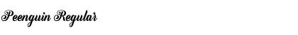 Download Peenguin Font Download Peenguin Font
