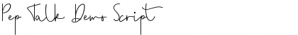 Download Pep Talk Demo Font Download Pep Talk Demo Font