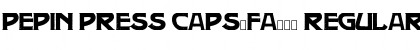 Download Pepin Press Caps-FA239 Font Download Pepin Press Caps-FA239 Font