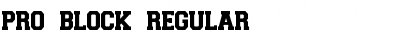 Download Pro-Block Font Download Pro-Block Font