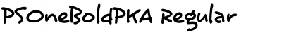 Download PSOneBoldPKA Font Download PSOneBoldPKA Font