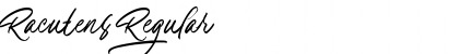 Download Racutens Font Download Racutens Font