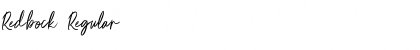 Download Redbock Font Download Redbock Font