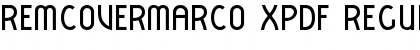 Download RemcoVermarco XPDF Font Download RemcoVermarco XPDF Font