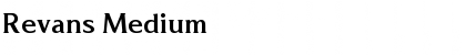 Download Revans Font Download Revans Font