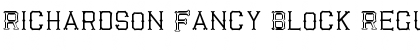 Download Richardson Fancy Block Font Download Richardson Fancy Block Font