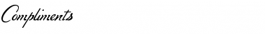 Download Compliments Font Download Compliments Font