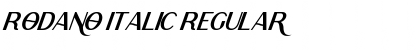 Download Rodano Italic Font Download Rodano Italic Font