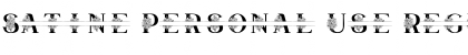 Download Satine Personal Use Font Download Satine Personal Use Font