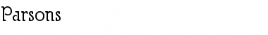 Download Parsons Font Download Parsons Font
