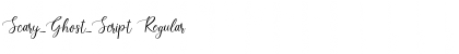 Download Scary_Ghost_Script Font Download Scary_Ghost_Script Font