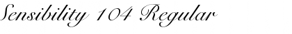 Download Sensibility 104 Font Download Sensibility 104 Font