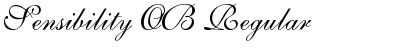 Download Sensibility OB Font Download Sensibility OB Font