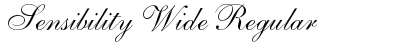 Download Sensibility Wide Font Download Sensibility Wide Font