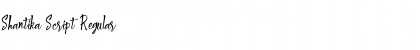 Download Shantika Script Font Download Shantika Script Font