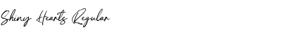 Download Shiny Hearts Font Download Shiny Hearts Font