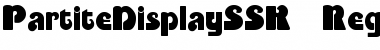 Download PartiteDisplaySSK Font Download PartiteDisplaySSK Font