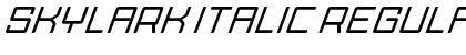 Download Skylark Italic Font Download Skylark Italic Font