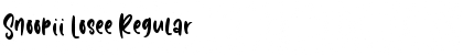 Download Snoopii Losee Font Download Snoopii Losee Font