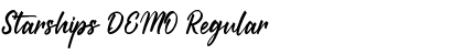 Download Starships DEMO Font Download Starships DEMO Font