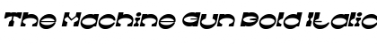 Download The Machine Gun Font Download The Machine Gun Font