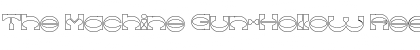 Download The Machine Gun-Hollow Font Download The Machine Gun-Hollow Font