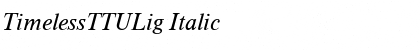 Download TimelessTTULig Font Download TimelessTTULig Font