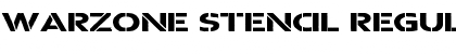 Download Warzone Stencil Font Download Warzone Stencil Font