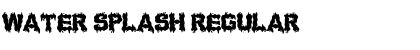 Download Water Splash Font Download Water Splash Font