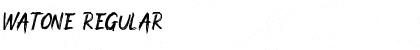 Download Watone Font Download Watone Font