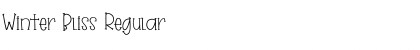 Download Winter Bliss Font Download Winter Bliss Font