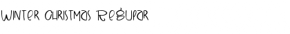 Download Winter Christmas Font Download Winter Christmas Font