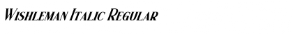 Download Wishleman Italic Font Download Wishleman Italic Font